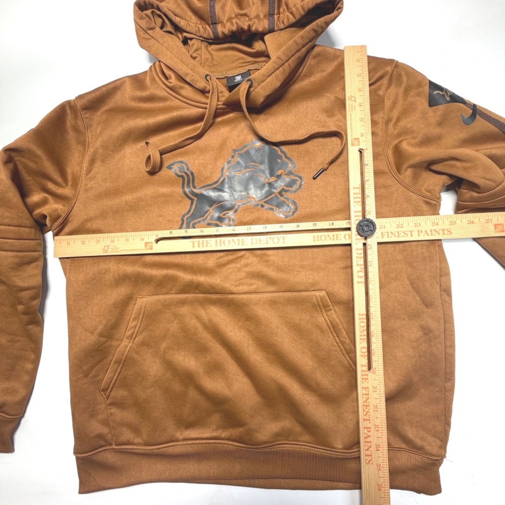 Detroit Lions NFL On Field Hoodie Large Nike Salute Military Style - Picture 3 of 6